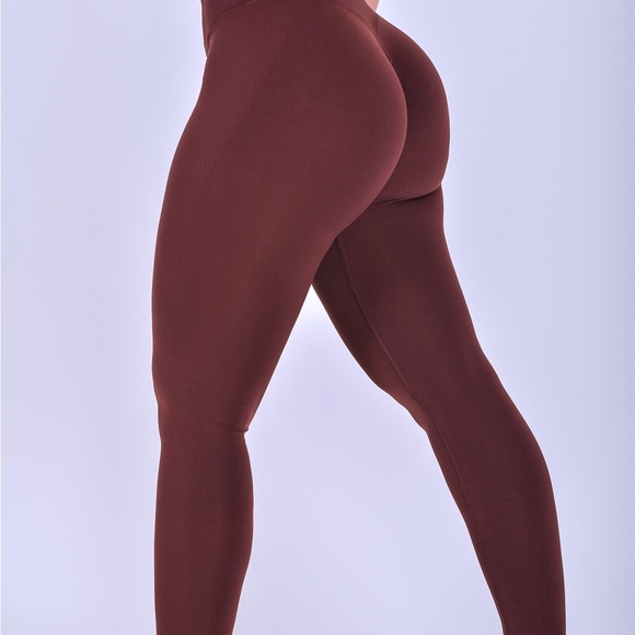 Cls Sportswear Pants - CLS Sport Wear High-Rise Sculpting Leggings - Brown